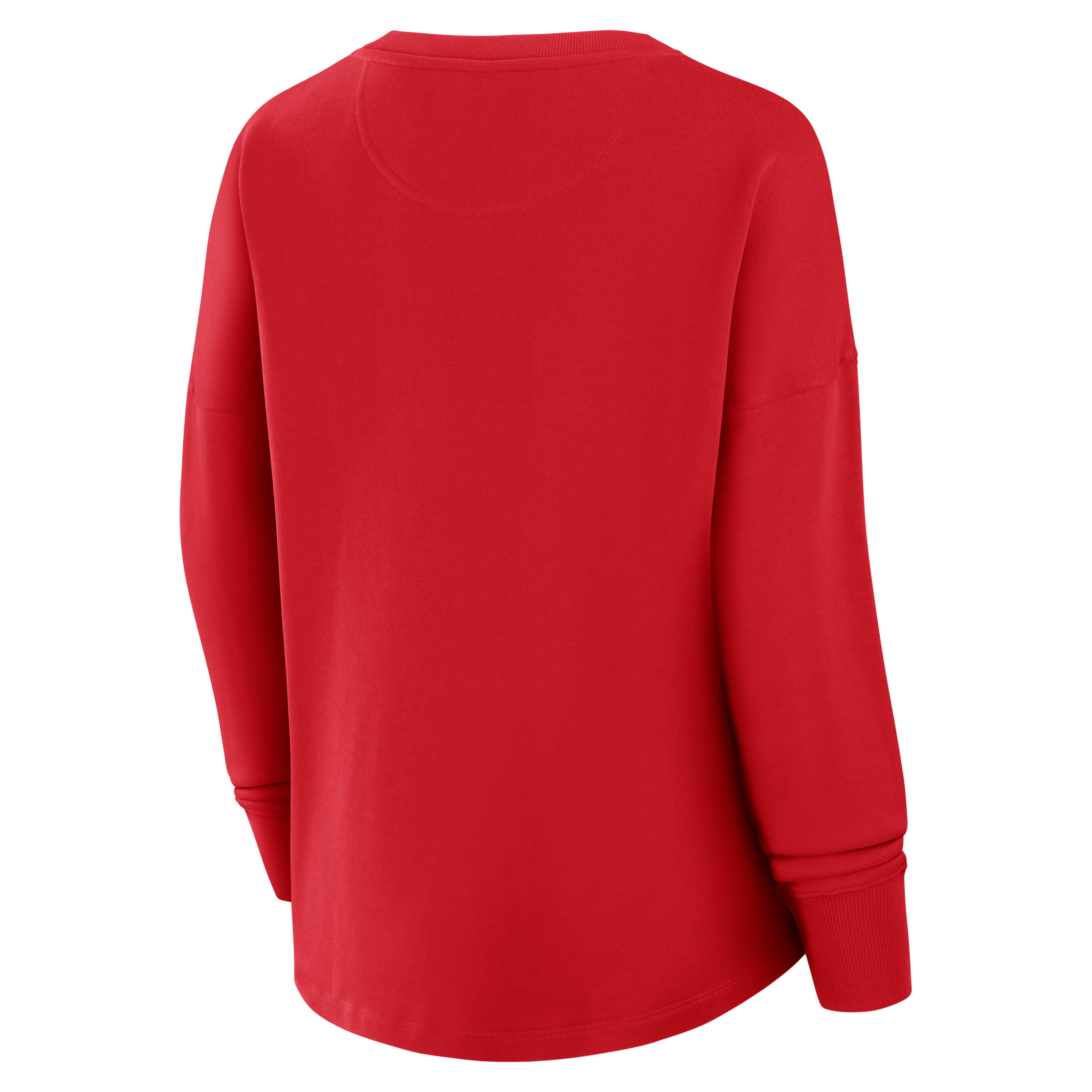 Women's Fanatics Red New Jersey Devils Oversized Breakaway Sweatshirt