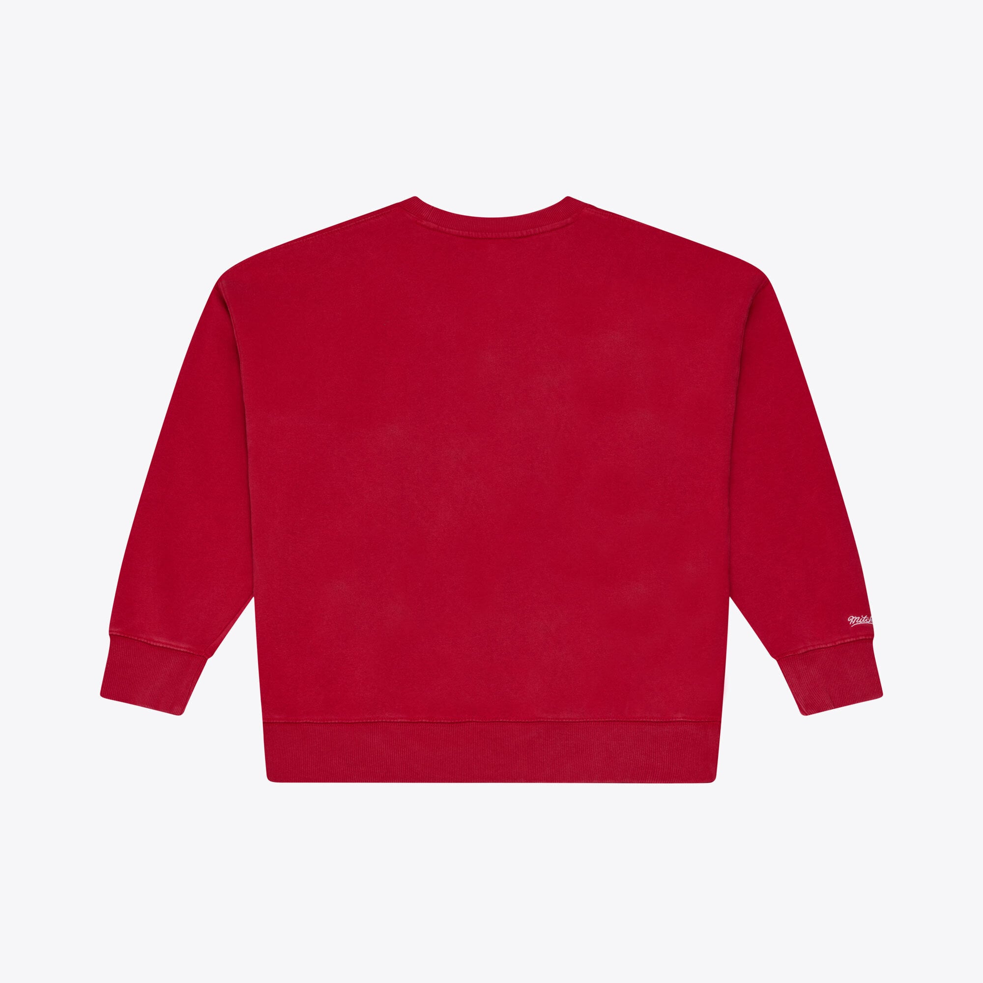 Women's Mitchell & Ness Red New Jersey Devils Core Essentials Sweatshirt