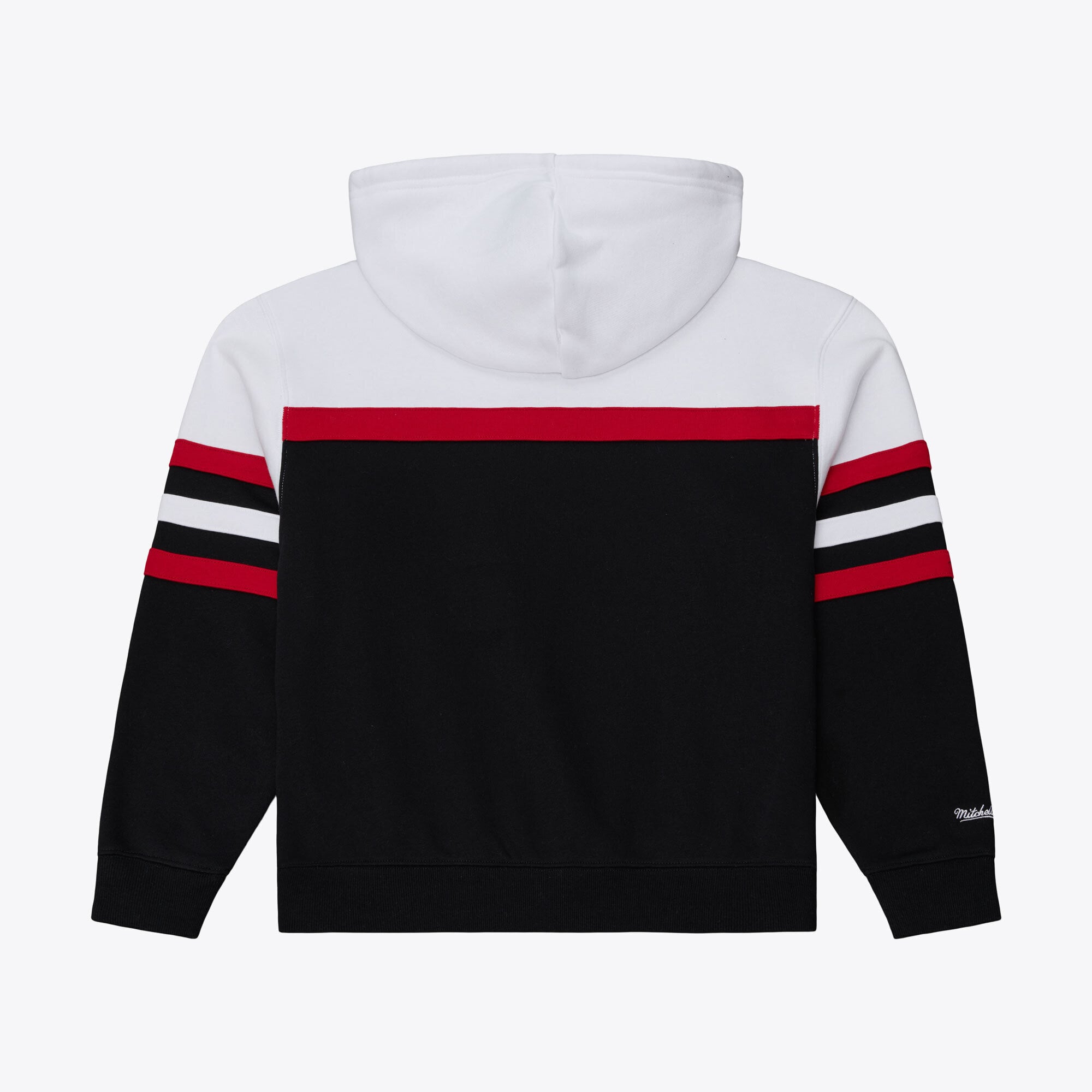 Women's Mitchell & Ness  White/Black New Jersey Devils Head Coach Hoodie