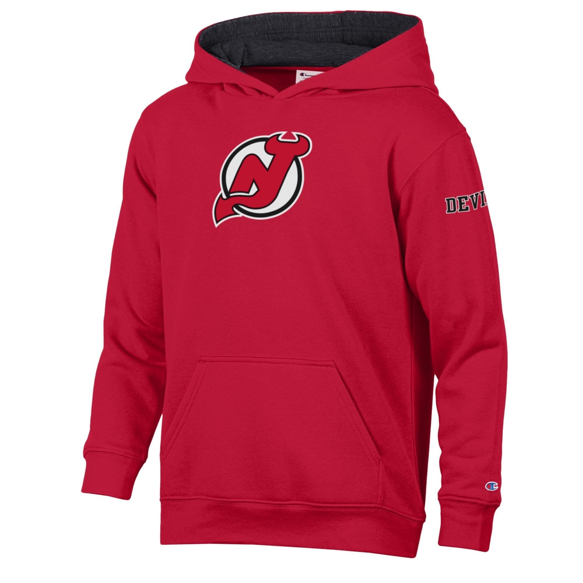 Sweat à capuche polaire Youth Champion Scarlet New Jersey Devils