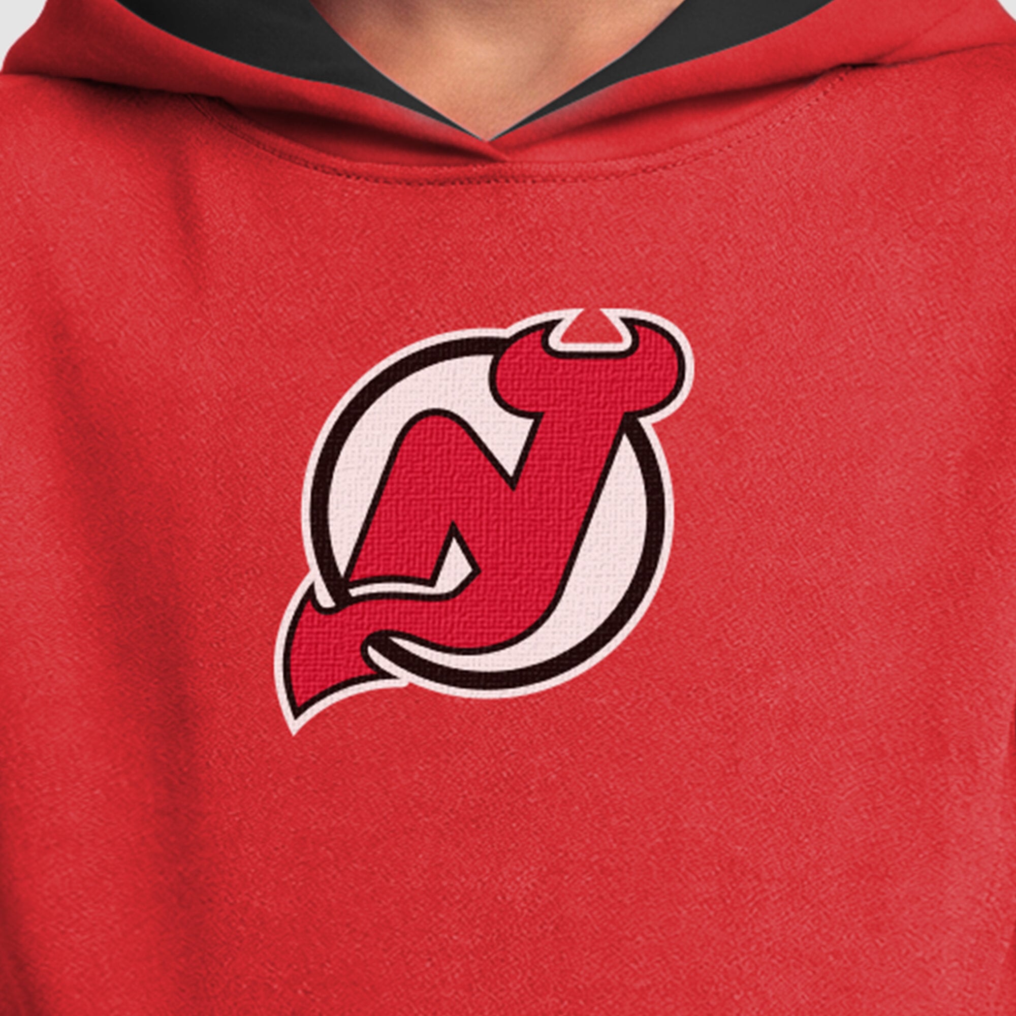 Sweat à capuche polaire Youth Champion Scarlet New Jersey Devils