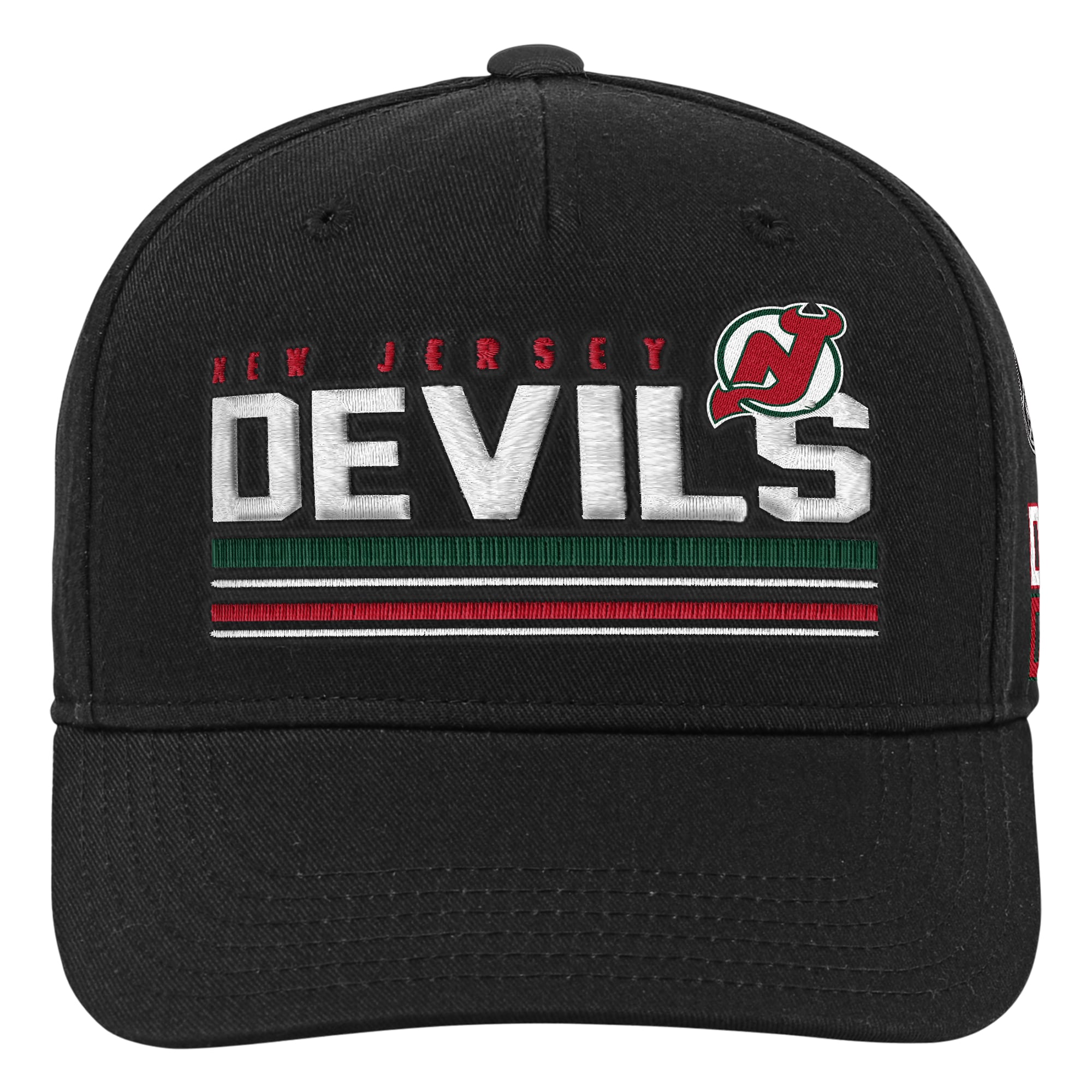 Casquette snapback Mitchell & Ness Triple Play Pro Pinch noire pour jeunes, New Jersey Devils
