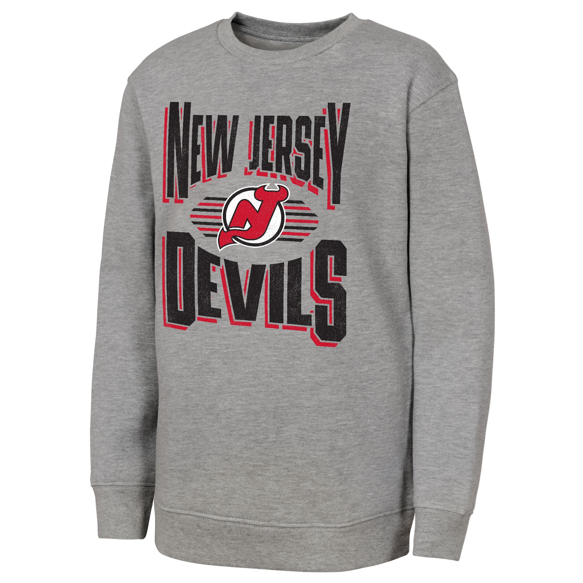 Sweat-shirt gris Jet Stream des Devils du New Jersey pour jeunes de la marque Outerstuff