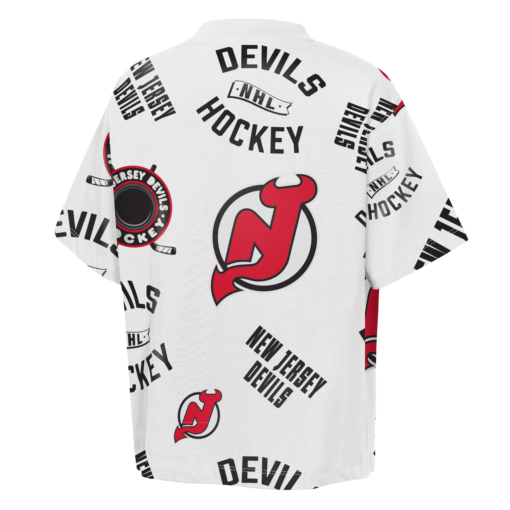 T-shirt blanc Youth Outerstuff New Jersey Devils Unstoppable Elevated