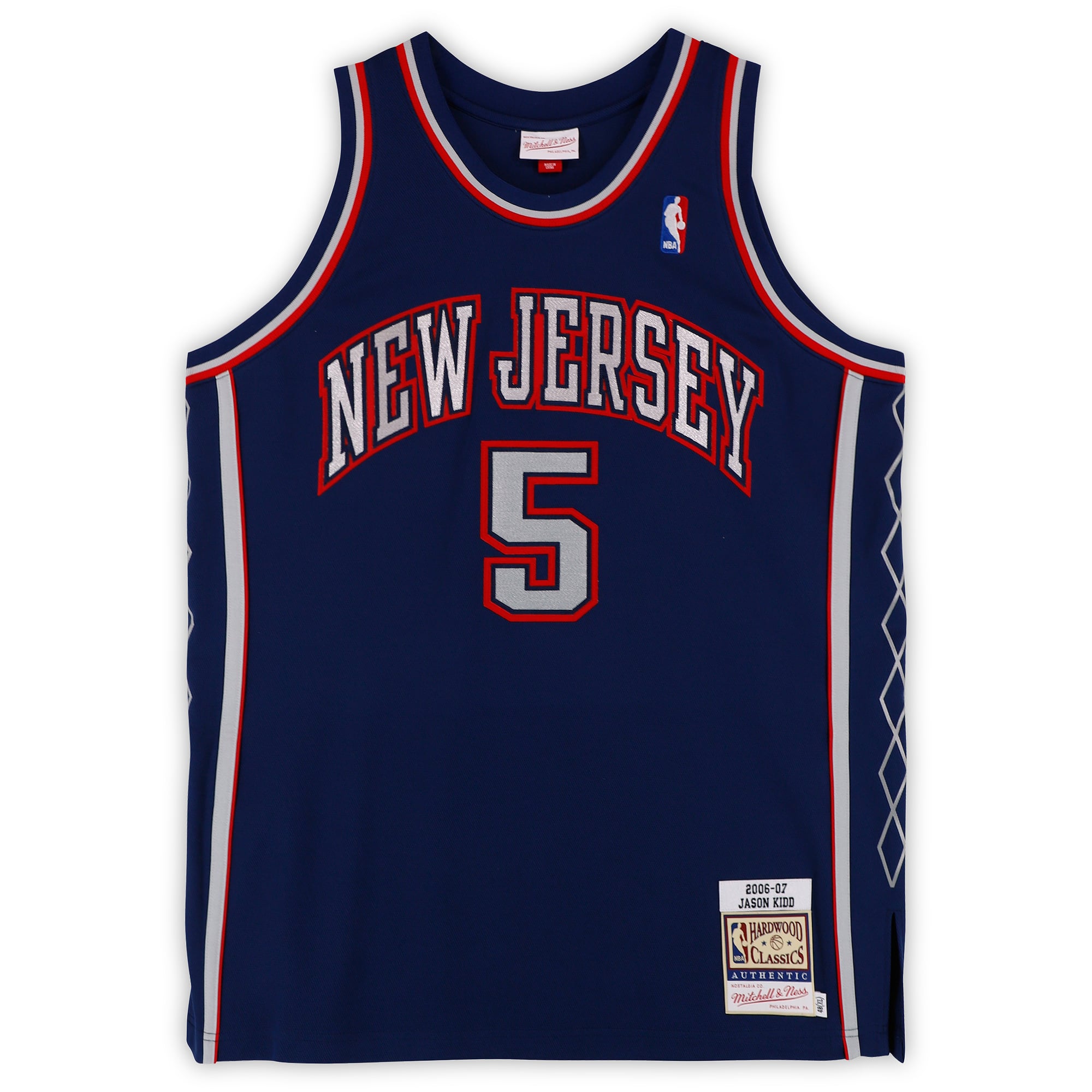 Jason Kidd New Jersey Nets Autographed Navy Mitchell & Ness 2006-07 Authentic Jersey