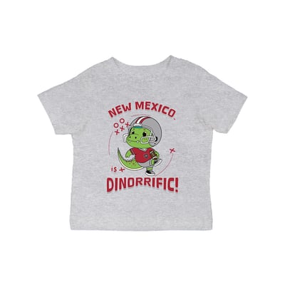 New Mexico Lobos Vive La Fete Infant Dinorrific T-Shirt - Gray
