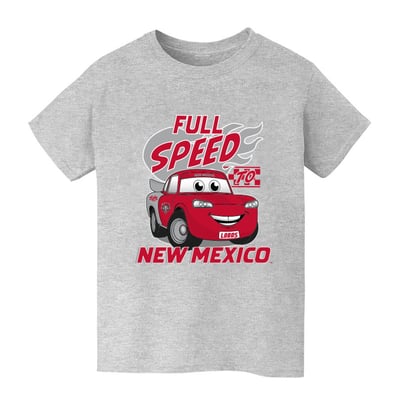  New Mexico Lobos Vive La Fete Youth Full Speed T-Shirt - Gray