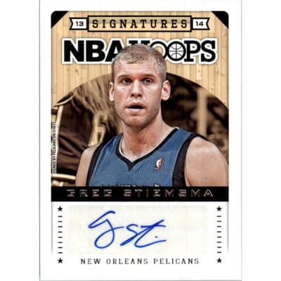 2013-14 Hoops Autographs #87 Greg Stiemsma