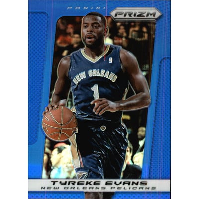 2013-14 Panini Prizm Prizms Blue #109 Tyreke Evans