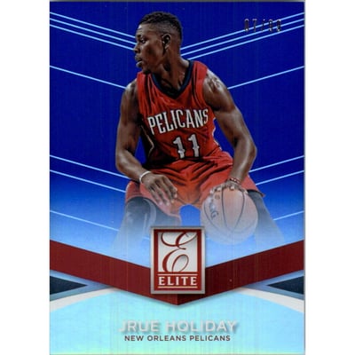2014-15 Elite Blue #70 Jrue Holiday