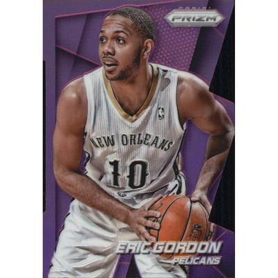 2014-15 Panini Prizm Prizms Purple Die Cut #23 Eric Gordon