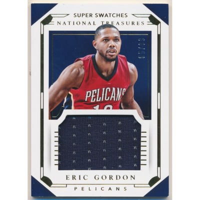 2015-16 Panini National Treasures Super Swatches #54 Eric Gordon/99