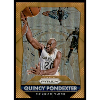 2015-16 Panini Prizm Prizms Orange #105 Quincy Pondexter