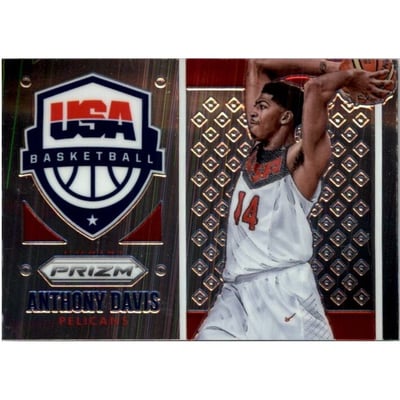 2015-16 Panini Prizm USA Basketball #8 Anthony Davis
