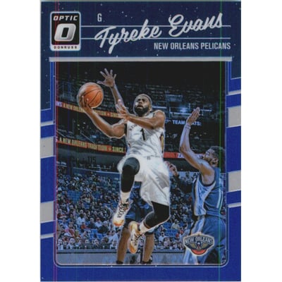 2016-17 Donruss Optic Blue #98 Tyreke Evans