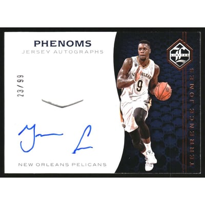 2016-17 Limited Phenoms Jersey Autographs #34 Terrence Jones/99