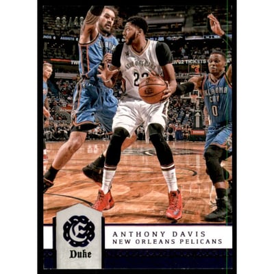 2016-17 Panini Excalibur Duke #109 Anthony Davis