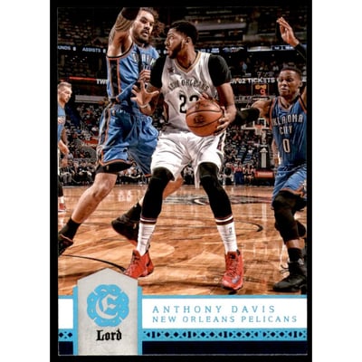2016-17 Panini Excalibur Lord #109 Anthony Davis