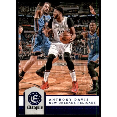 2016-17 Panini Excalibur Marquis #109 Anthony Davis