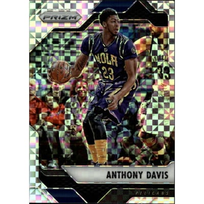 2016-17 Panini Prizm Prizms Starburst #191 Anthony Davis