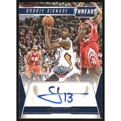 2016-17 Panini Threads Rookie Signage #20 Cheick Diallo/299