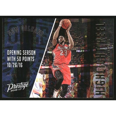 2016-17 Prestige Highlight Reel Horizon #1 Anthony Davis