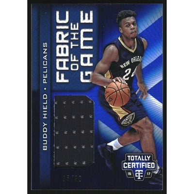 2016-17 Totally Certified Fabric of the Game Rookie Jerseys Blue #23 Buddy Hield