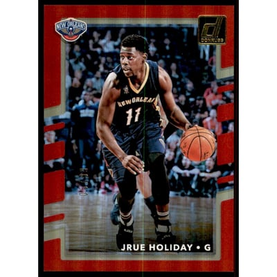 2017-18 Donruss Holo Laser Red #93 Jrue Holiday