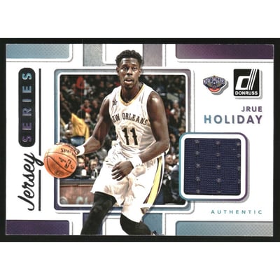 2017-18 Donruss Jersey Series #31 Jrue Holiday