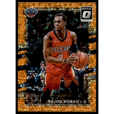 2017-18 Donruss Optic Fast Break Orange #94 Rajon Rondo