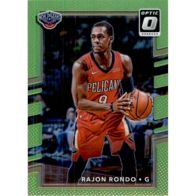 2017-18 Donruss Optic Lime Green #94 Rajon Rondo