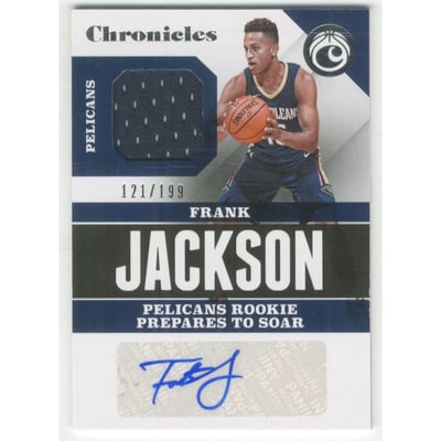 2017-18 Panini Chronicles Signature Swatches #12 Frank Jackson