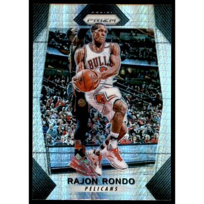 2017-18 Panini Prizm Prizms Hyper #124 Rajon Rondo
