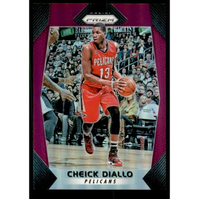 2017-18 Panini Prizm Prizms Purple #126 Cheick Diallo