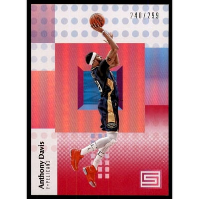 2017-18 Panini Status Red #40 Anthony Davis