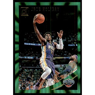 2018-19 Donruss Holo Green Laser #17 Jrue Holiday