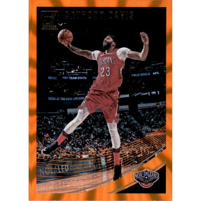 2018-19 Donruss Holo Orange Laser #47 Anthony Davis