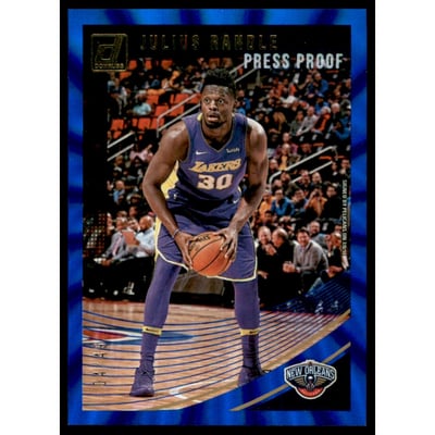 2018-19 Donruss Press Proof Blue Laser #37 Julius Randle