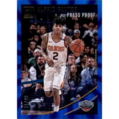2018-19 Donruss Press Proof Blue Laser #7 Elfrid Payton