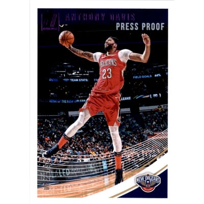 2018-19 Donruss Press Proof Purple #47 Anthony Davis