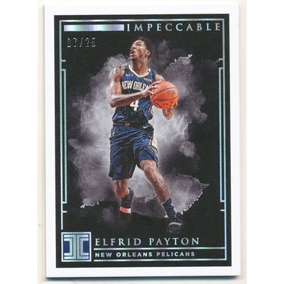 2018-19 Panini Impeccable Holo Silver #3 Elfrid Payton