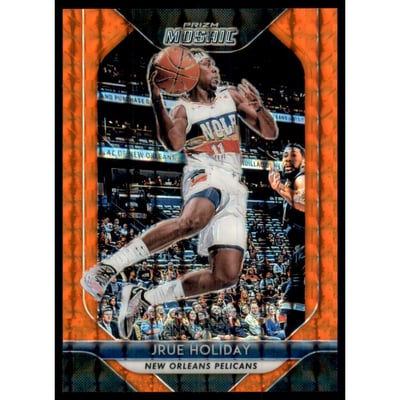 2018-19 Panini Prizm Mosaic Orange #48 Jrue Holiday