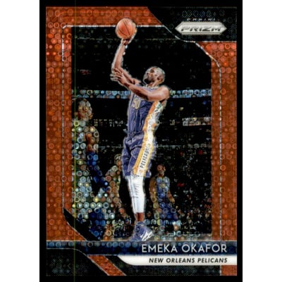 2018-19 Panini Prizm Prizms Fast Break Red #187 Emeka Okafor