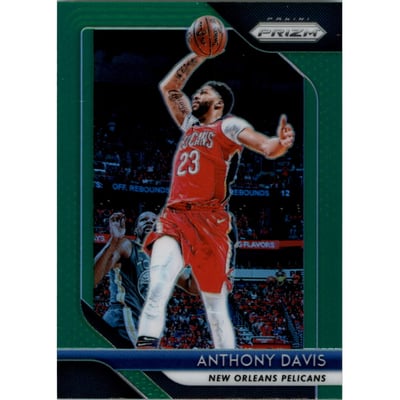 2018-19 Panini Prizm Prizms Green #177 Anthony Davis