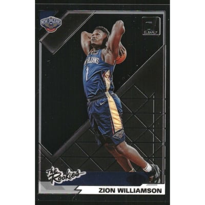 2019-20 Clearly Donruss The Rookies #1 Zion Williamson