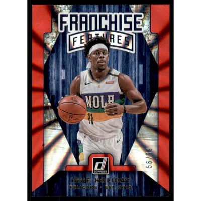 2019-20 Donruss Franchise Features Holo Red Laser #13 Jrue Holiday