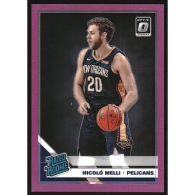 2019-20 Donruss Optic Pink #163 Nicolo Melli RR