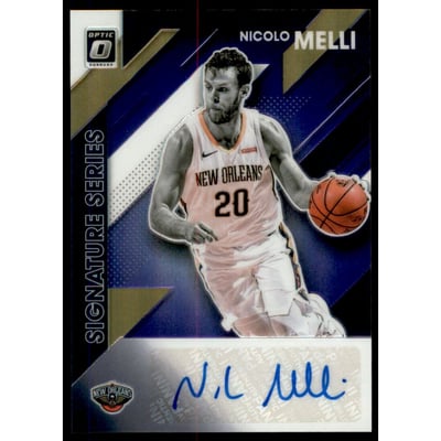 2019-20 Donruss Optic Signature Series Purple #38 Nicolo Melli