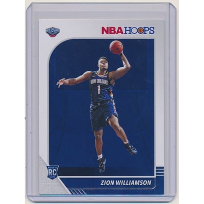 2019-20 Hoops #258 Zion Williamson RC