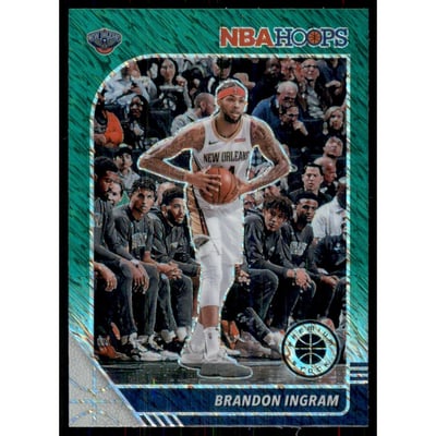 2019-20 Hoops Premium Stock Prizms Green Shimmer #119 Brandon Ingram